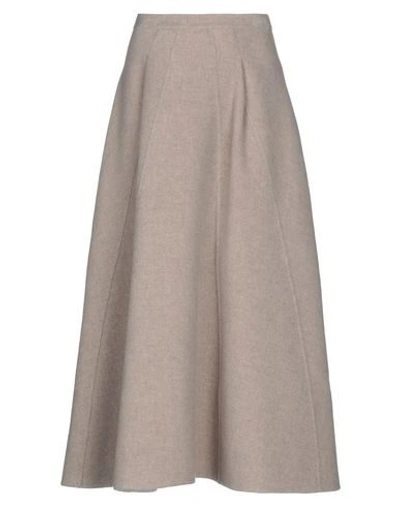 Shop Brock Collection Long Skirts In Sand
