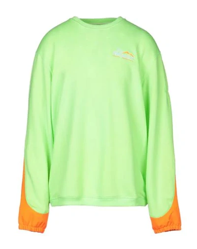 Shop Les Benjamins Sweatshirt In Light Green