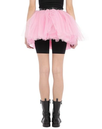 Shop Moschino Mini Skirt In Pink