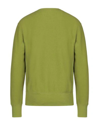 Shop Champion Sweatshirts In Military Green