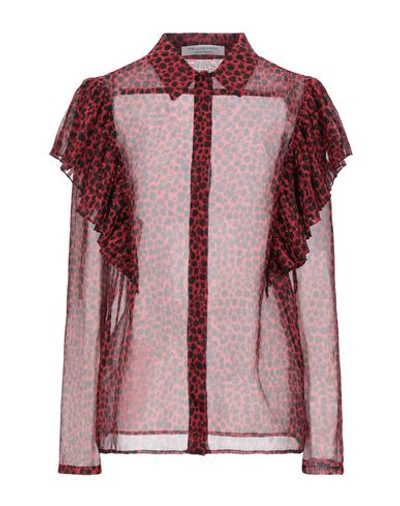 Shop Philosophy Di Lorenzo Serafini Woman Shirt Red Size 4 Polyester