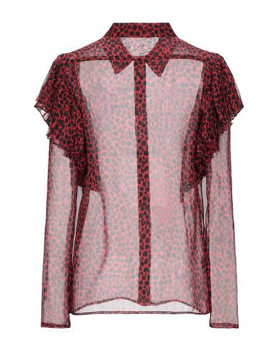Shop Philosophy Di Lorenzo Serafini Woman Shirt Red Size 4 Polyester