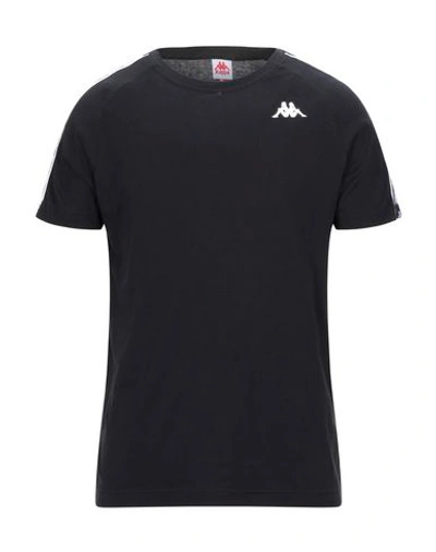 Shop Kappa Man T-shirt Black Size Xs Cotton