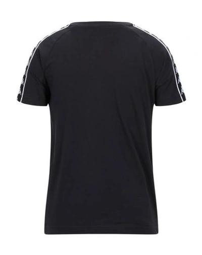 Shop Kappa Man T-shirt Black Size Xs Cotton