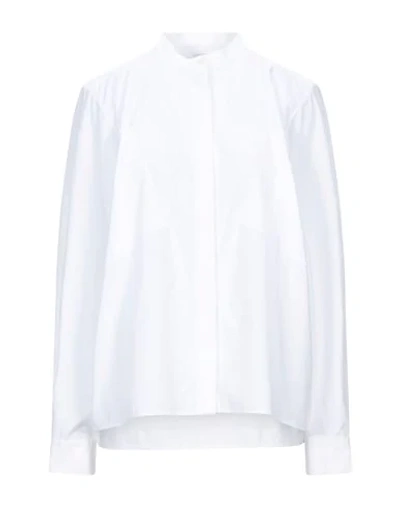 Shop Maison Rabih Kayrouz Solid Color Shirts & Blouses In White