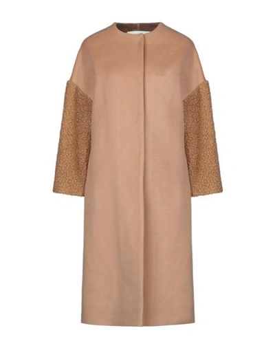 Shop Ava Adore Coats In Camel