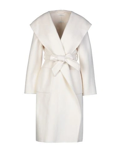 Shop P.a.r.o.s.h Coat In Ivory