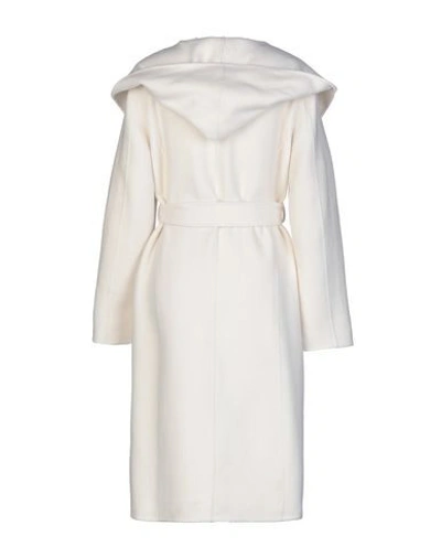 Shop P.a.r.o.s.h Coat In Ivory