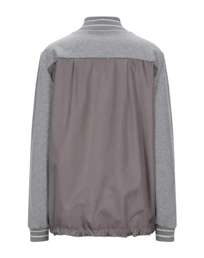 Shop Le Tricot Perugia Bomber In Grey