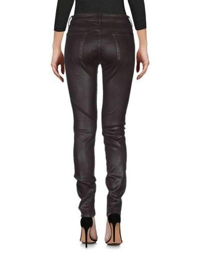 7 For All Mankind Denim Pants In Purple