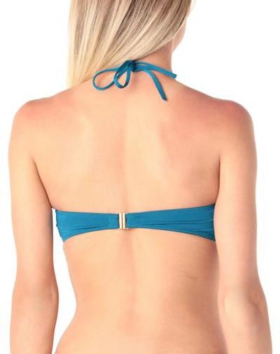 Shop Stella Mccartney Bikini Tops In Deep Jade