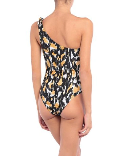 Shop Moschino One-piece Swimsuits In Black