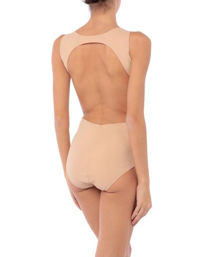 Shop Rick Owens One-piece Swimsuits In Pale Pink