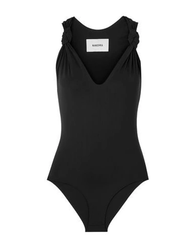Shop Nanushka One-piece Swimsuits In Black