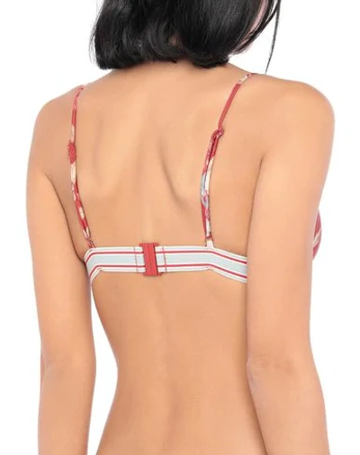 Shop Zimmermann Bikini Tops In Maroon