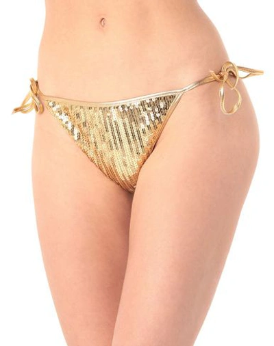 Shop Dsquared2 Bikini In Gold