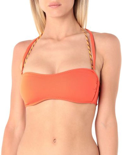 Shop Stella Mccartney Bikini Tops In Orange