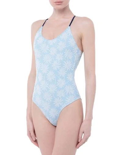 Shop Albertine One-piece Swimsuits In Sky Blue