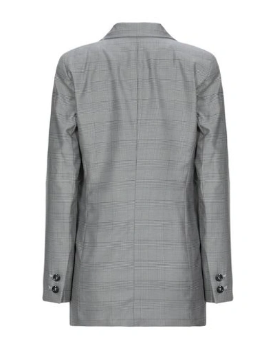 Shop Ganni Sartorial Jacket In Grey