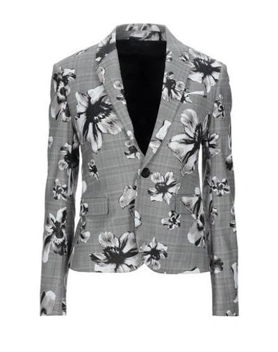 Shop Neil Barrett Suit Jackets In Grey