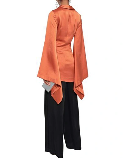 Shop De La Vali Suit Jackets In Orange
