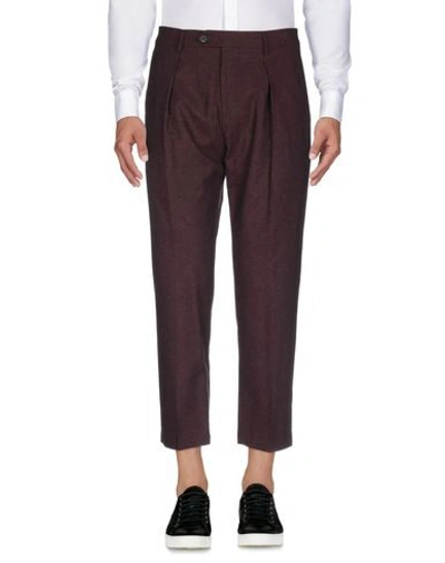 Shop Be Able Casual Pants In Maroon