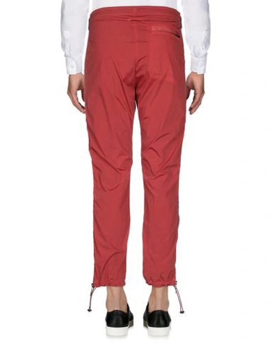 Shop Heron Preston Man Pants Brick Red Size S Polyamide, Elastane