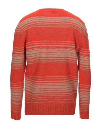 Shop Drumohr Man Sweater Orange Size 38 Lambswool