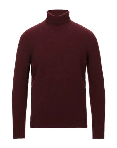 Shop Drumohr Turtlenecks In Deep Purple