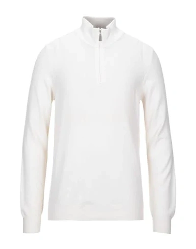 Shop Vengera Sweater With Zip In White