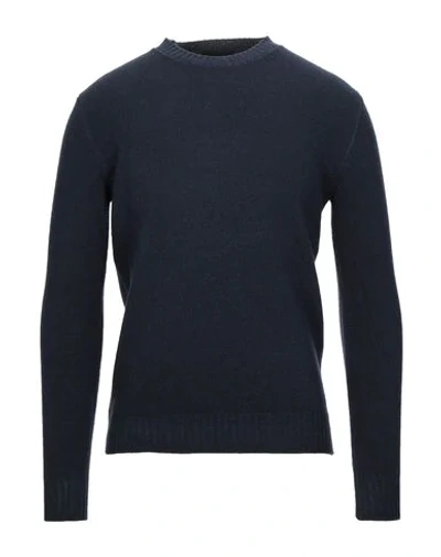 Shop Altea Man Sweater Midnight Blue Size M Virgin Wool