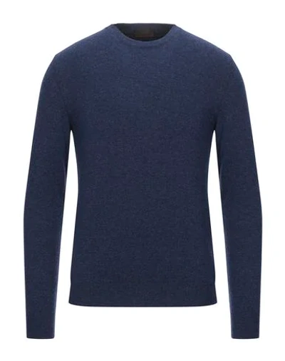 Shop Altea Man Sweater Midnight Blue Size Xs Geelong Wool