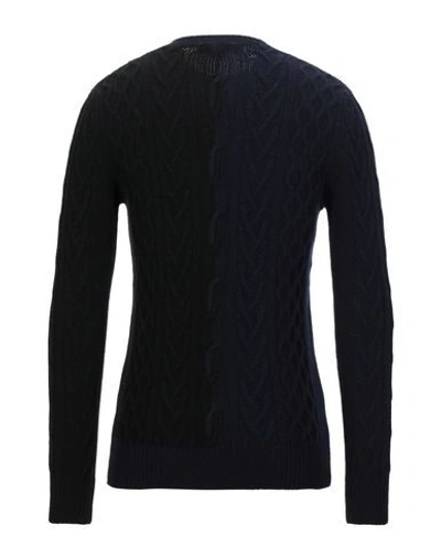 Shop Gazzarrini Man Sweater Midnight Blue Size Xxl Wool
