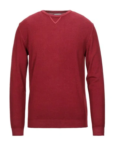 Bellwood Sweaters In Brick Red