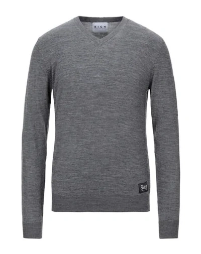 Shop John Richmond Sweaters In Grey