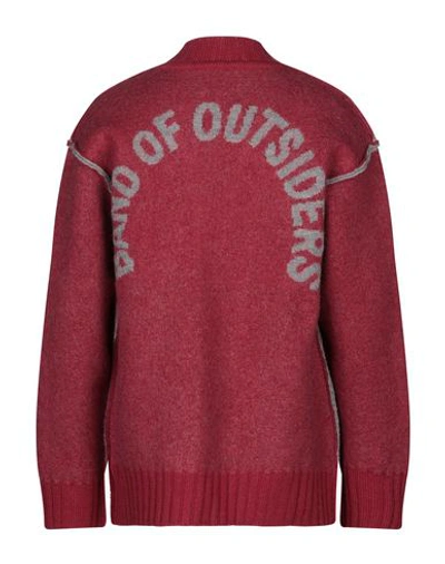Shop Band Of Outsiders Cardigans In Maroon