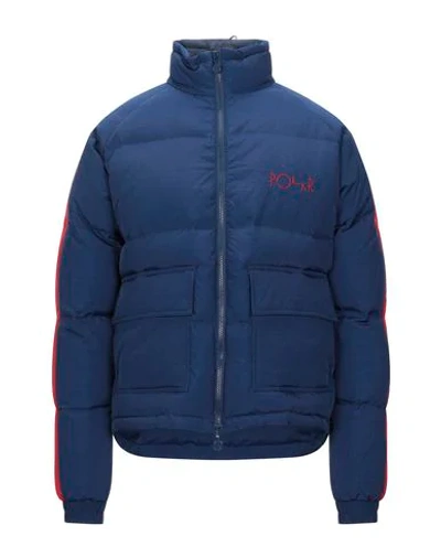 Shop Polar Down Jacket In Dark Blue