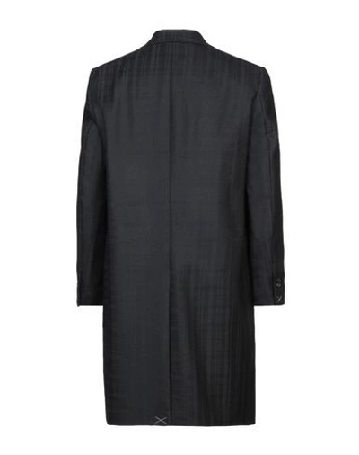 Shop Mauro Grifoni Coats In Dark Blue