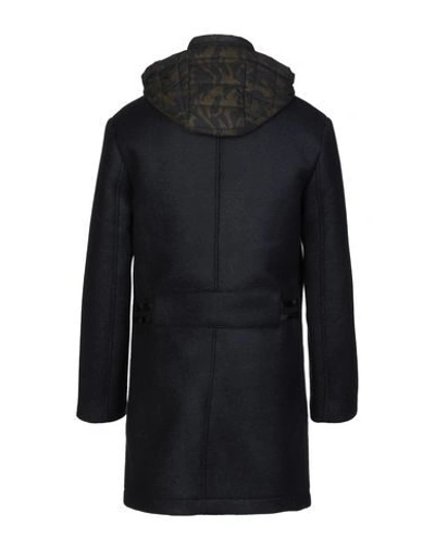 Shop Mason's Coats In Dark Blue