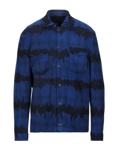 Shop B-used Jackets In Blue