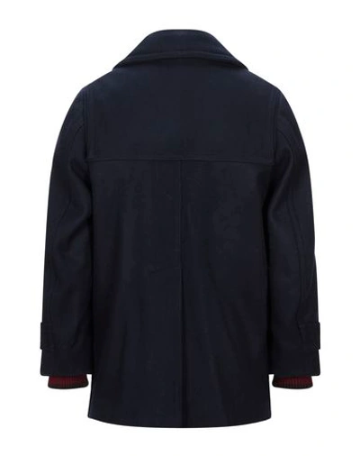 Shop Band Of Outsiders Coat In Dark Blue