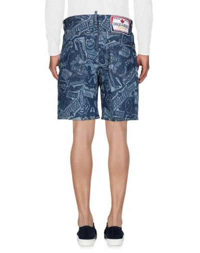 Dsquared2 Denim Shorts In Blue