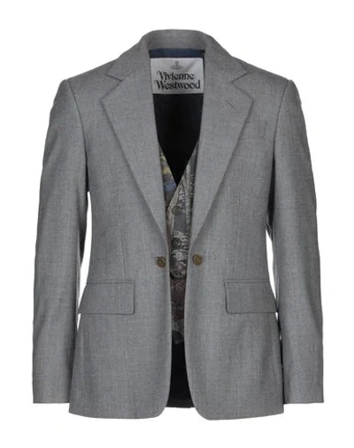 Shop Vivienne Westwood Suit Jackets In Grey