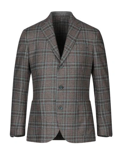 Shop Alessandro Dell'acqua Suit Jackets In Brown