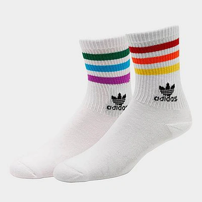 Adidas Originals Adidas Women's Originals Pride Roller Crew Socks In White  | ModeSens