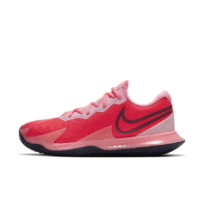 Shop Nike Court Air Zoom Vapor Cage 4 Womens Hard Court Tennis Shoe In Red