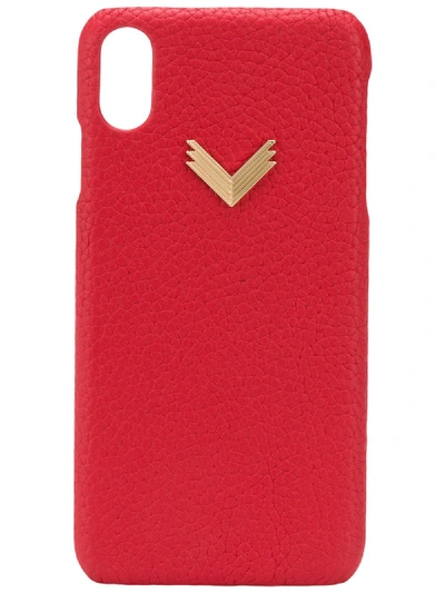 Shop Manokhi X Velante Iphone Xs Max Case In Red