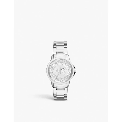 Armani Exchange Ax4320 Lady Banks Stainless-steel Quartz Watch | ModeSens