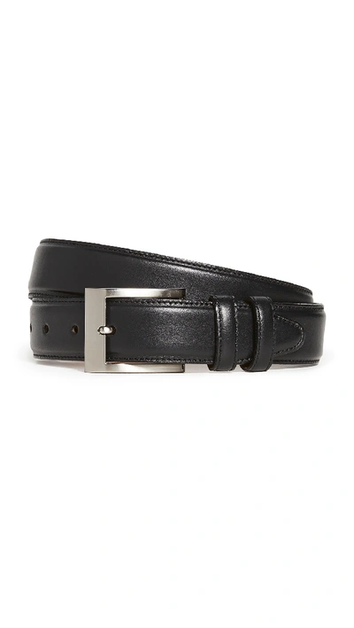 Shop Allen Edmonds Wide Basic Belt In Black