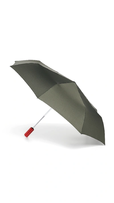 Shop Hunter Original Auto Compact Umbrella In Dark Olive